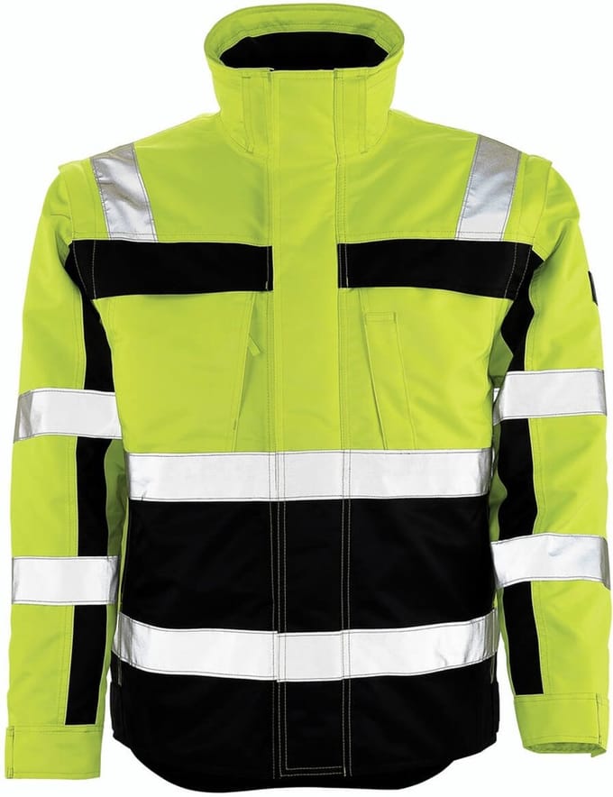 Mascot Safe Compete Winterjas 09335-880 - hi-vis geel/marine - M