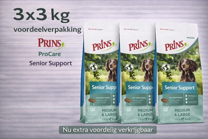 Prins ProCare Senior Support - 3x 3kg Voordeelverpakking
