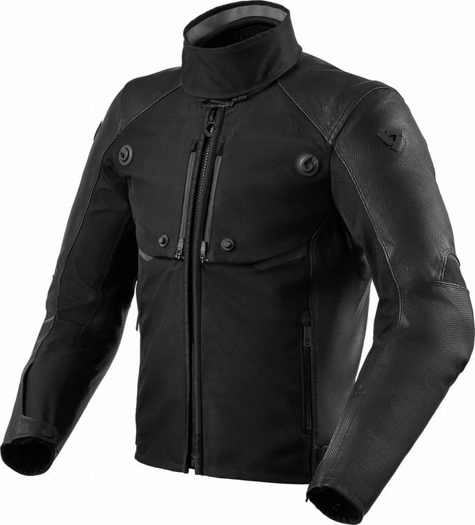 REV'IT! Valve H2O Jas Zwart - Maat 54 - Jas
