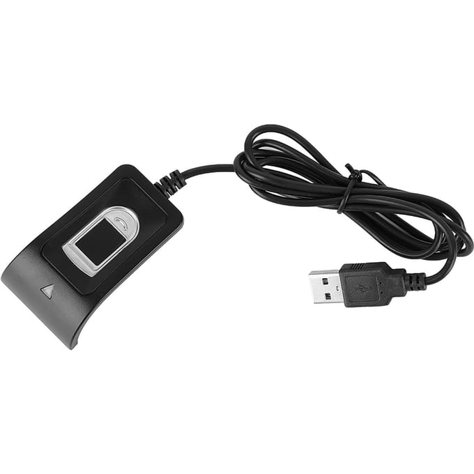 Compacte USB Vingerafdruklezer Scanner Betrouwbaar Biometrisch Toegangscontrole Aanwezigheidssysteem zwart