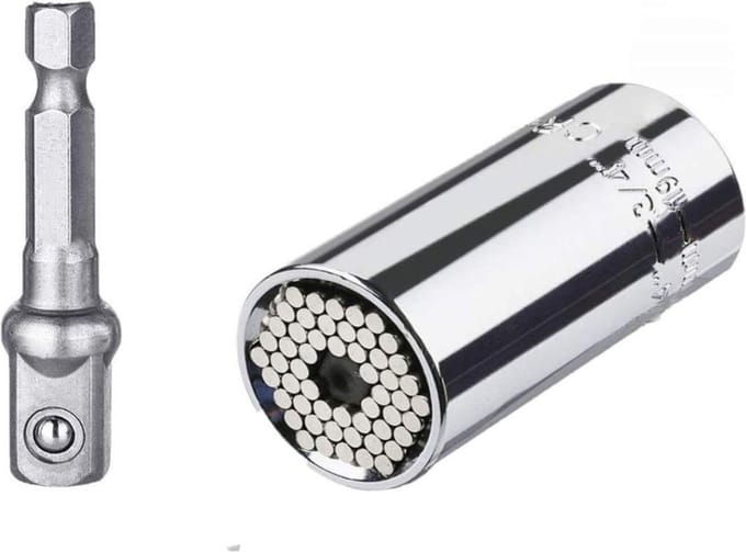 Universele Ratelsleutel Dopsleutel Socket 7 tot 19 mm