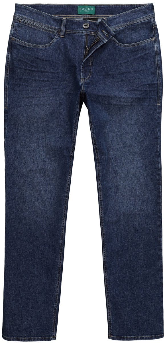Boston Park - Heren - Jeans FLEXLASTIC® buikfit regular fit 5-pocket - Blauw denim - Maat 64