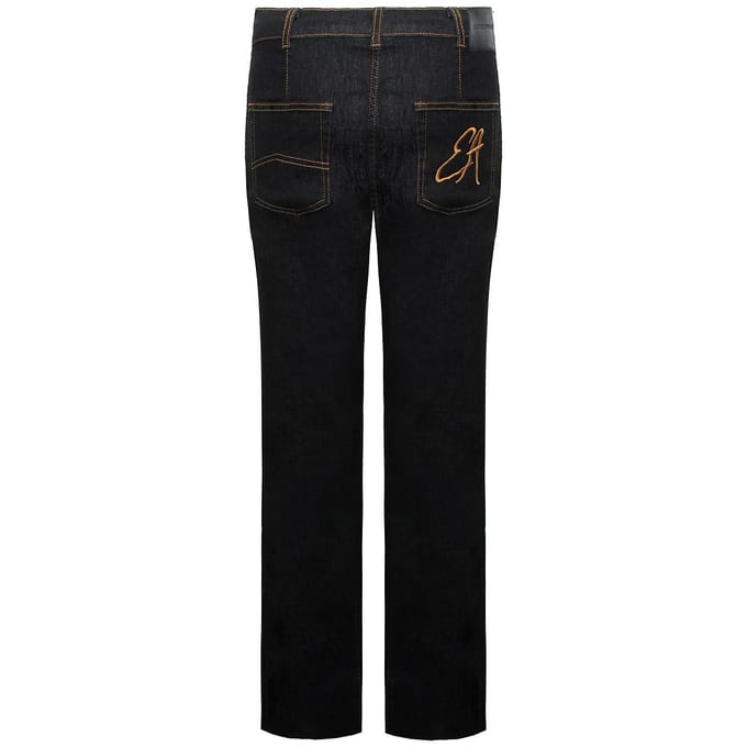 Emporio Armani Lage Taille Wijde Benen Heren Jeans