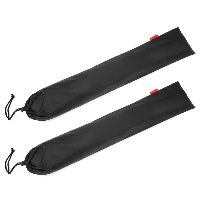 2 Stuks Camping Accessoire Tas Multifunctionele Draagbare Tent Luifel Stok Opbergtas black