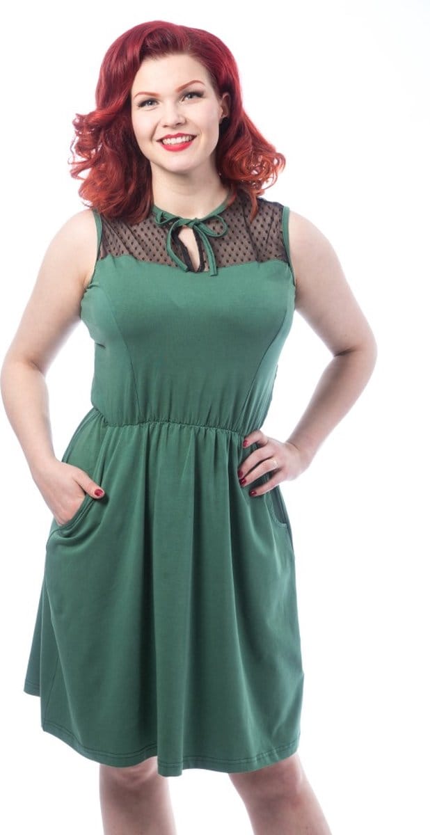 Rockabella - AVALON Korte jurk - 3XL - Groen