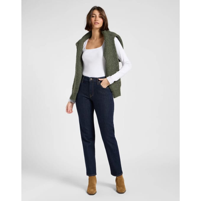 Lee - Carol - Dames Straight-fit Jeans - Deepest Space