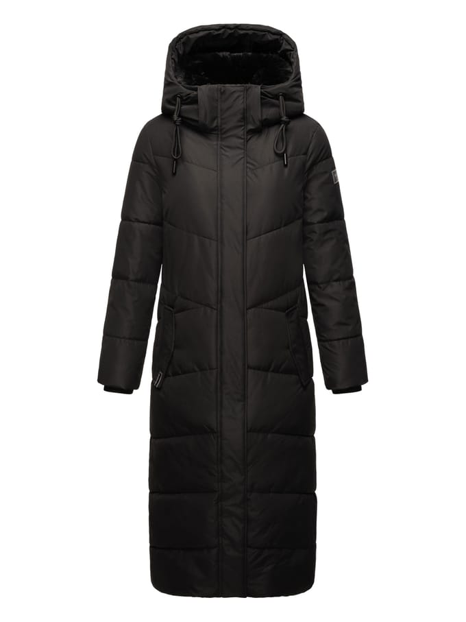 Navahoo dames gewatteerde winterjas Hingucker – Extra Lang & Warm