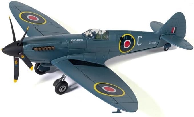 Gedetailleerd Modelvliegtuig Spitfire PR.XIX Tweede Wereldoorlog - Verzamelobject