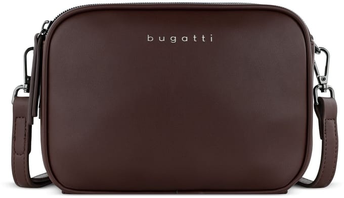 bugatti schoudertas Almata Crossbody Bag Brown donkerbruin