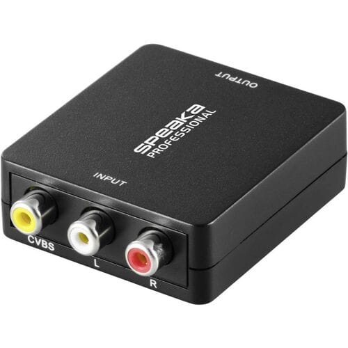 SpeaKa Professional AV Converter [Cinch - HDMI] 1920 x 1080 Pixel