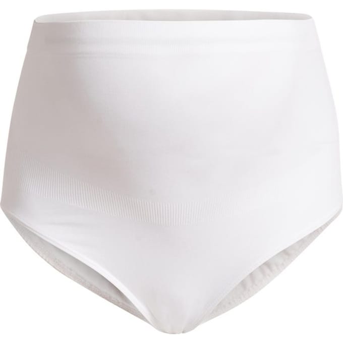 Noppies - M/L - Naadloze Zwangerschapsslip Waist - White