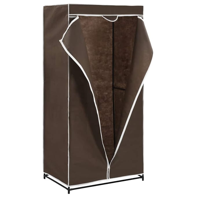 vidaXL - Kledingkast - 75x50x160 - cm - bruin