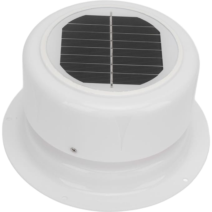Op Zonne-energie Werkende Ventilatorklep met Bevestigingsschroeven Plafond Afzuigventilator voor Camper Boot Trailer