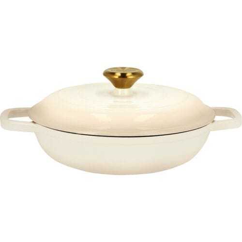 SILVERCREST Gietijzeren hapjespan, Ø25 cm (Beige)