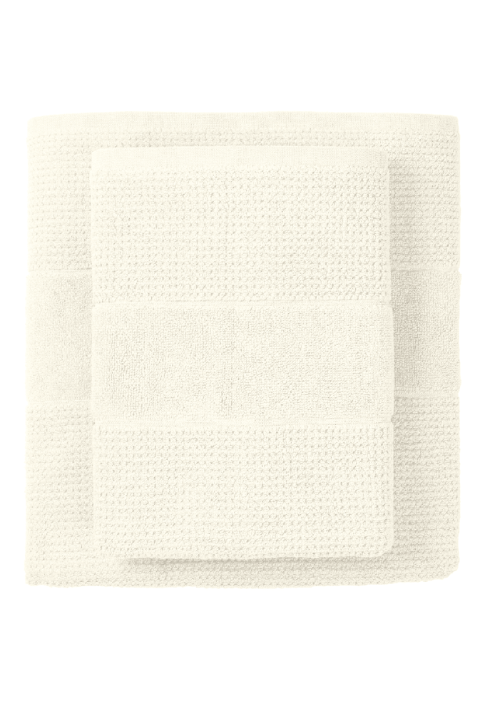 Handdoek, set van 4 stuks, 50 x 100 cm, off-white - SCHIESSER Home 50*100