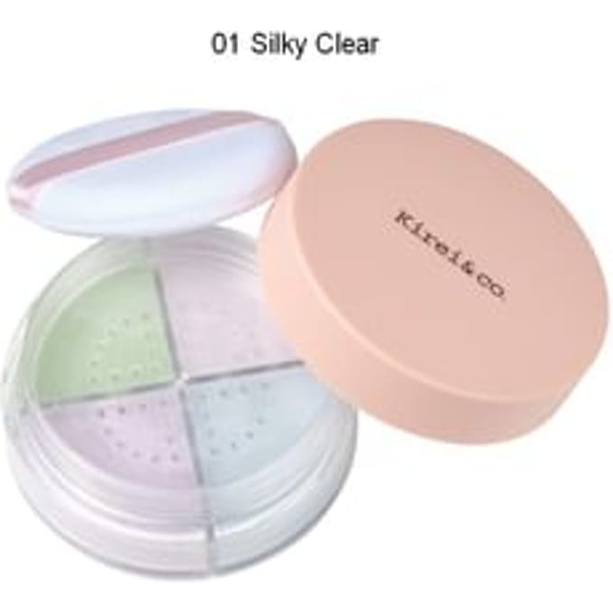 Kirei&co. - 4 Color Face Powder 01 Silky Clear
