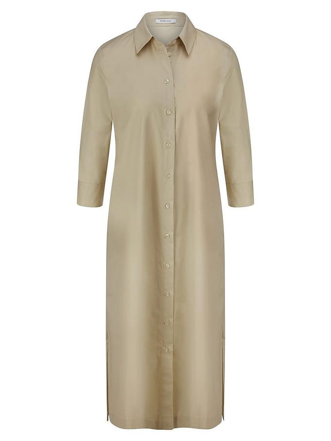 Jurk Van Peter Hahn beige