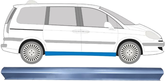 Reparatie dorpel voor Peugeot 807 2002-2014 / Rechts