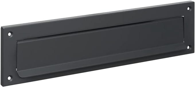 Postklep voor Deur met Krantvak RAL7016 Antraciet C4 Formaat