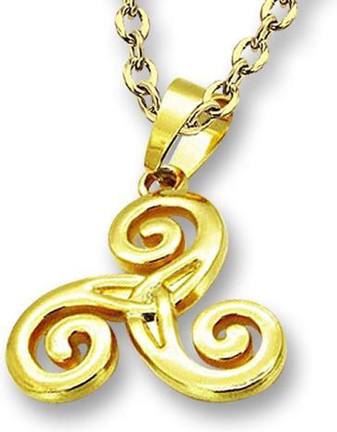 Amanto Ketting Emina - 316L Staal - Triskel - ∅28mm - 60cm