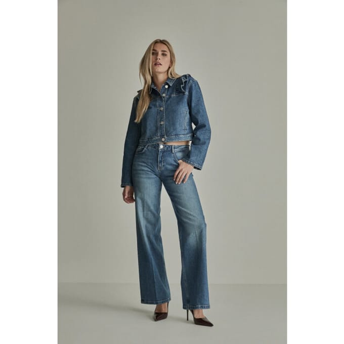 Para MI - FW261.266207-D206 - Mira - Para Mi Jeans - D206 - Blue Reef - L32