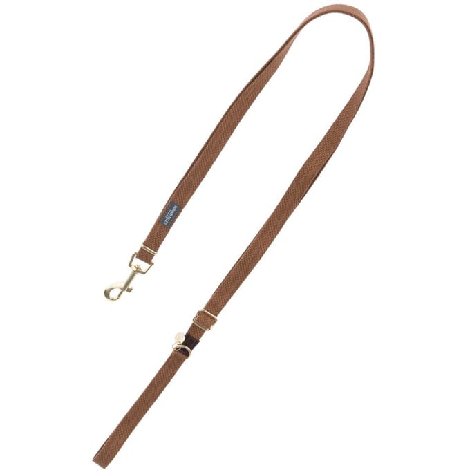 Hondenriem Nomad Tales Bloom, caramel - 200 cm lang, 20 mm breed