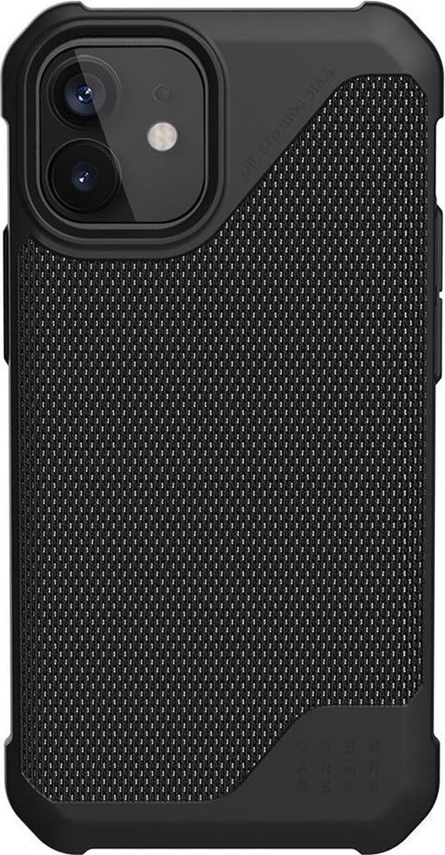 UAG - iPhone 12 mini Hoesje - Back Case Metropolis LT Stof Zwart