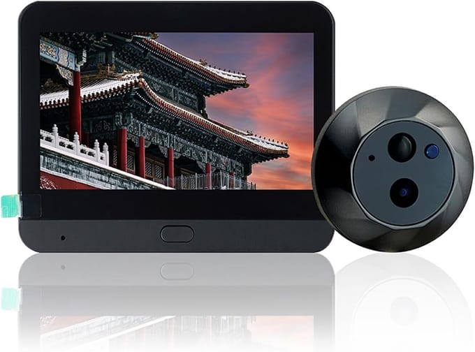 Slimme Deurbel Camera - Wifi Video Intercom - Beveiliging Thuis - Draadloos Waterdicht - 18.9 x 12.6 cm
