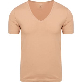 OLYMP Level Five T-Shirt voor eronder, Body Fit, Caramel