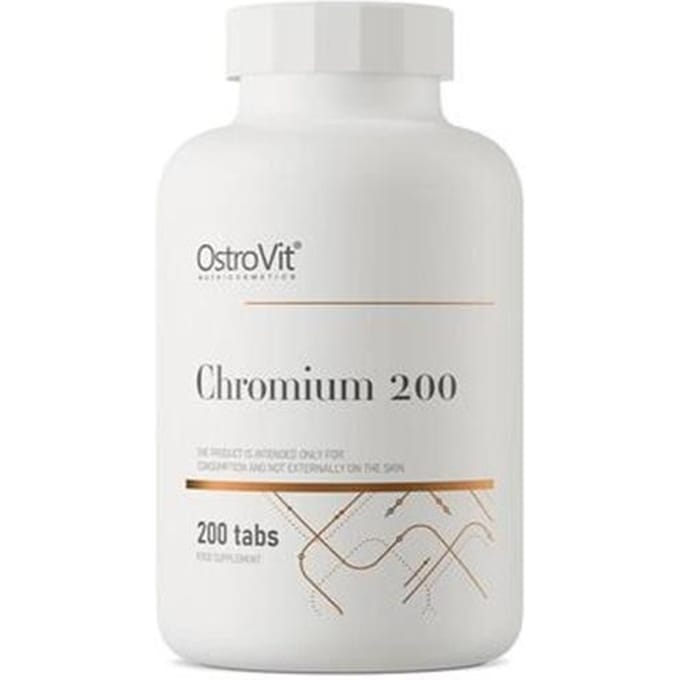 Mineralen - OstroVit Chroom 200 mg 200 tabletten - 200 Tabletten