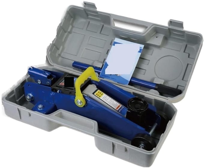 Hydraulische Krik - Oliedruk Krik - Band Wisselen - Veiligheidsventiel - 1.5 Ton - Zwart