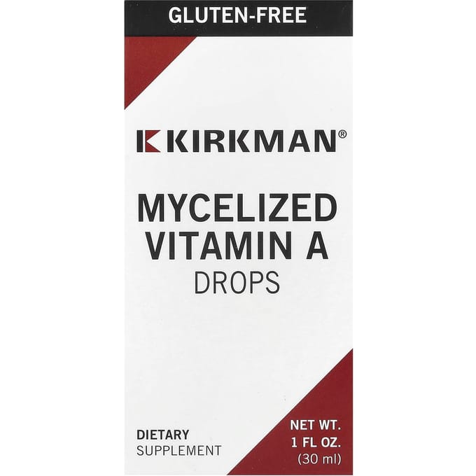Kirkman Labs, Gemicelliseerde Vitamine A Druppels, 1 fl oz (30 ml)