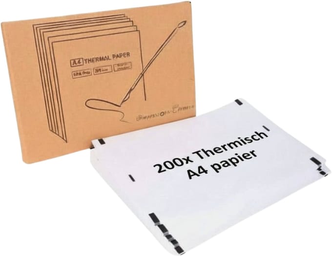 Impressora Térmica - Thermisch A4 papier - 210 x 297 mm - 200 vellen - Mini printer - Thermische printer - Pocket printer