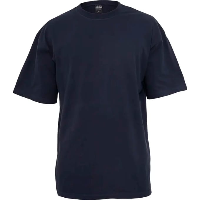 Urban Classics - Tall Heren T-shirt - M - Blauw