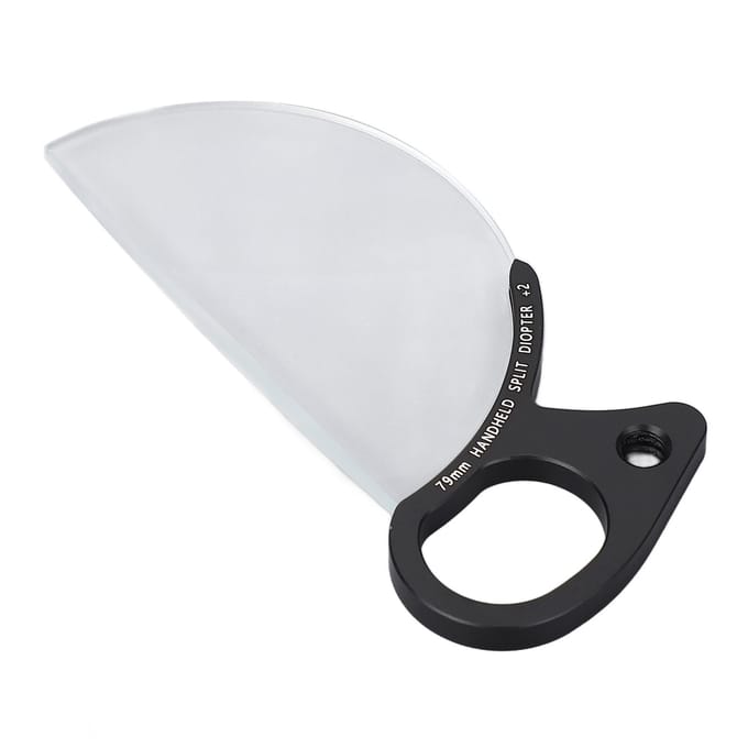Filtre dioptrique divisé portatif de 79 mm, filtre à effets spéciaux pour photographie, flou de premier plan semi-circulaire white