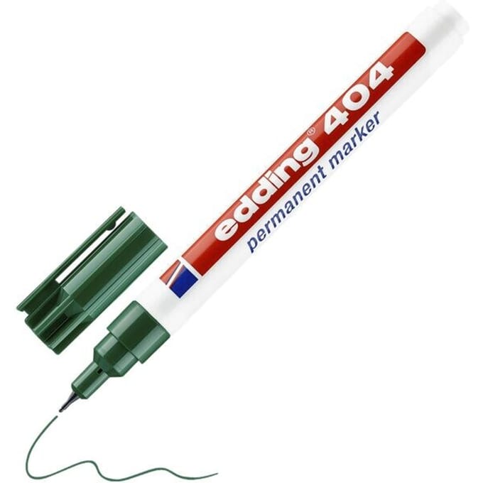 Edding 404 Marker, groen, lijndikte 0,75 mm, 1 stuk