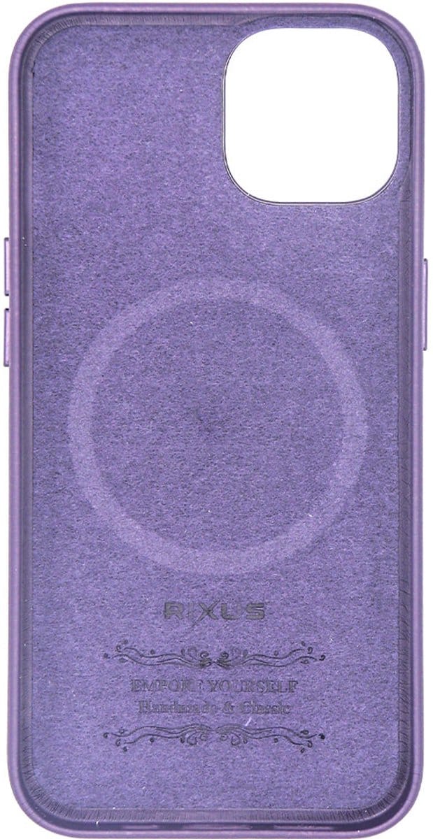 Rixus Classic 02 Case With MagSafe For iPhone 13 Mini Purple