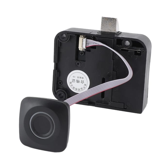 Vingerafdruk Kastslot Batterijgevoed Sleutelloos Slim Biometrisch Kastslot Vingerafdruk Lade gray