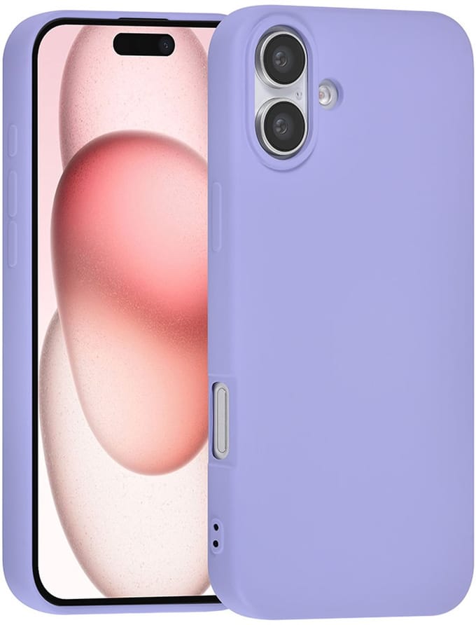 TUNIQ telefoonhoesje voor Apple iPhone 16 Plus - TPU backcover - Paars