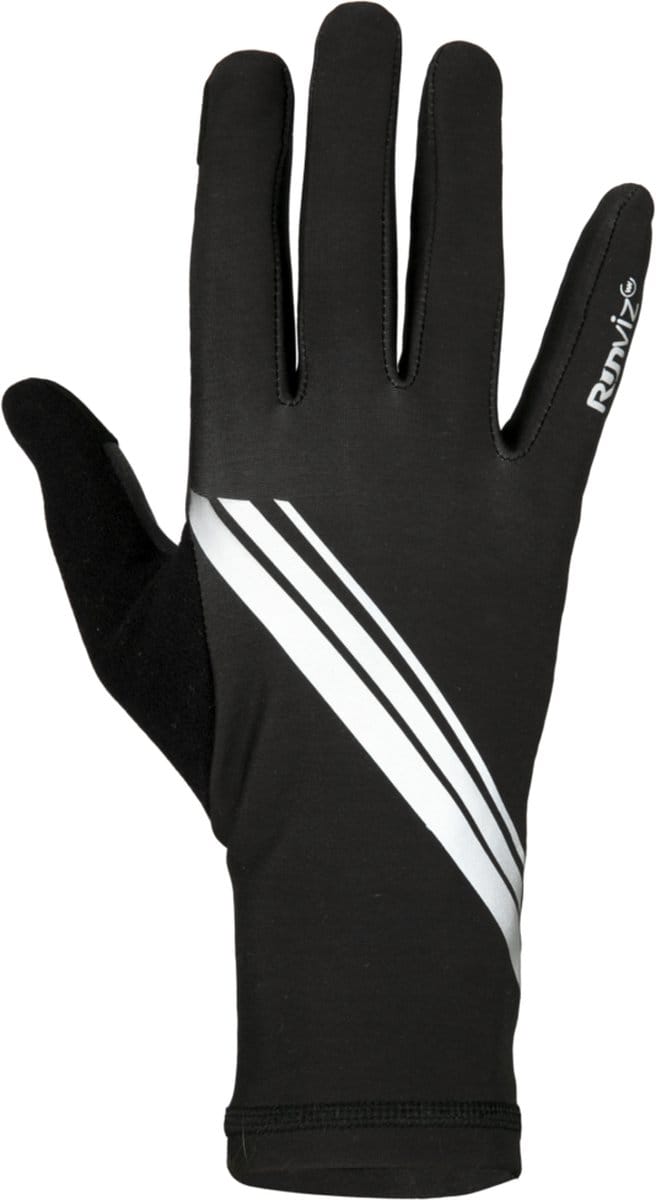WOWOW Loophandschoenen Runviz Bolt Black Maat XXL