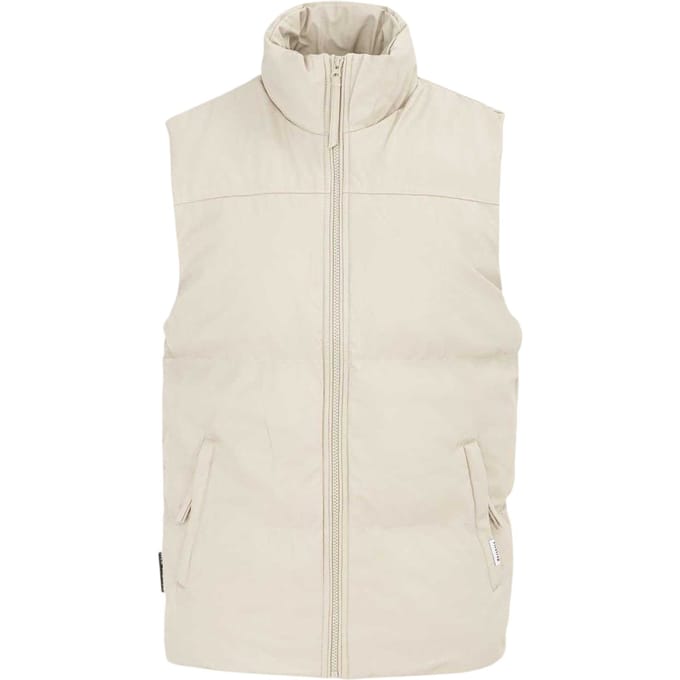 Firetrap Herenvest met PU-vulling (Wit)