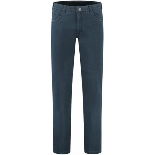 Com4 Broek Swing Front Cotton Trousers Navy / male
