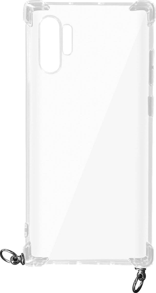 Siliconen Anti-Shock Backcase Hoesje Met Koord - Geschikt voor Samsung Galaxy Note 10 Plus - van Heble®