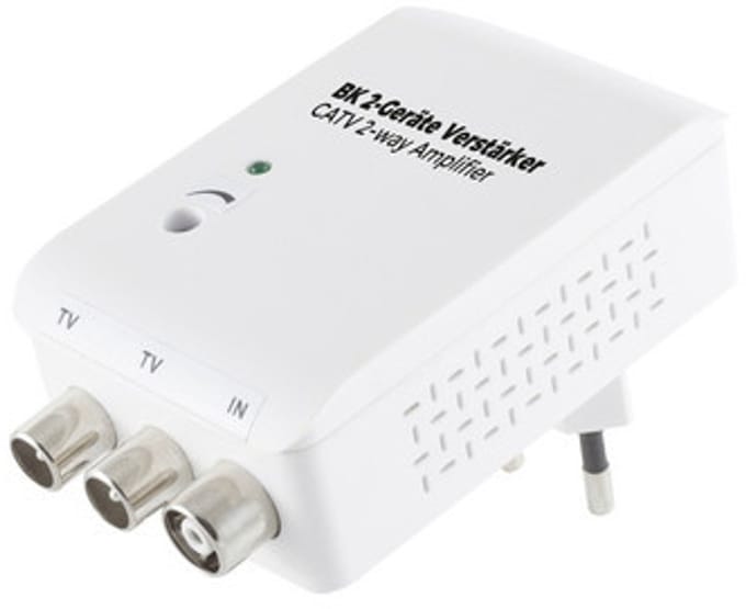 Antennenverstärker, dual, 20 dB, IEC