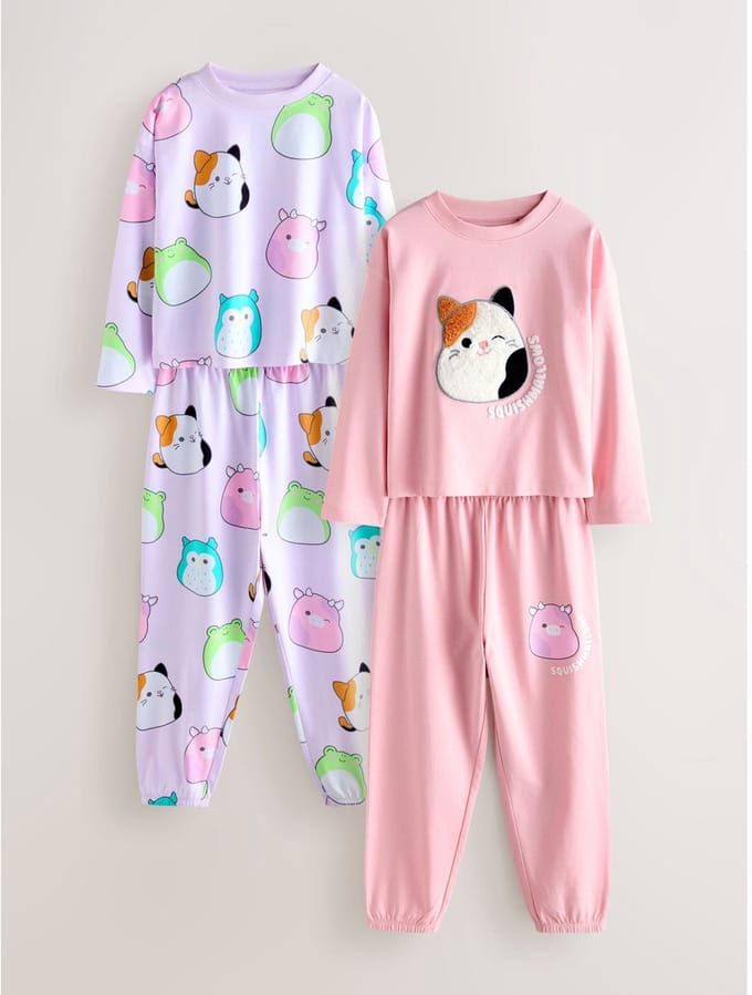 Next - Meisjes - Squishmallow pyjama's 2 stuks - Roze