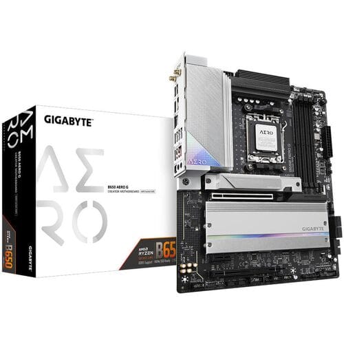 GIGABYTE B650 AERO G Moederbord - AMD B650 - AMD AM5 - DDR5 RAM - ATX