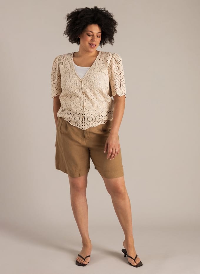 YEST CURVE Ninia Cover ups - Cream - maat 0(46)