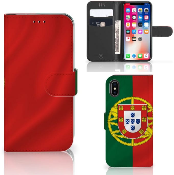 Book Case voor Apple iPhone X | Xs Bookstyle Case Portugal