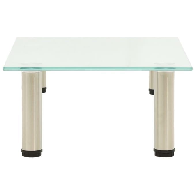 vidaXL - Tv-meubel - 40x35x17 - cm - gehard - glas - mat