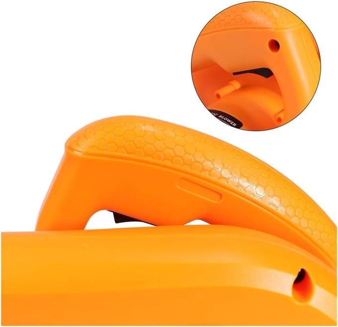 Elektrische Bladblazer - Luchtblazer Ventilator - Computer Reiniging - Krachtige Centrifugaalventilator - 1000W Vermogen - Oranje